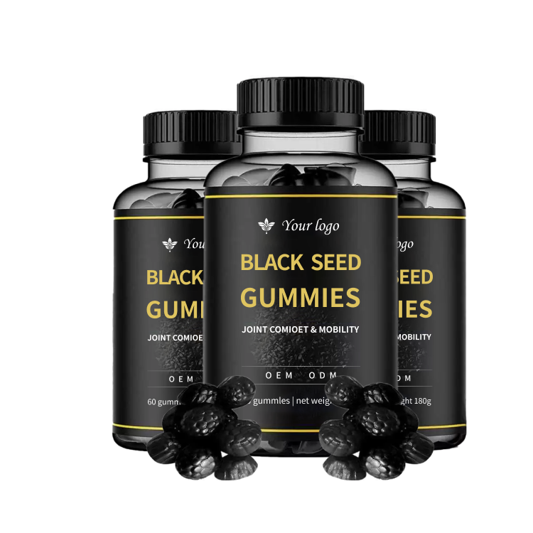 BIOF Supply OEM Hot Selling Black Seed Oil Gummy Vegan Black Cumin Seed Gummies for Immune System