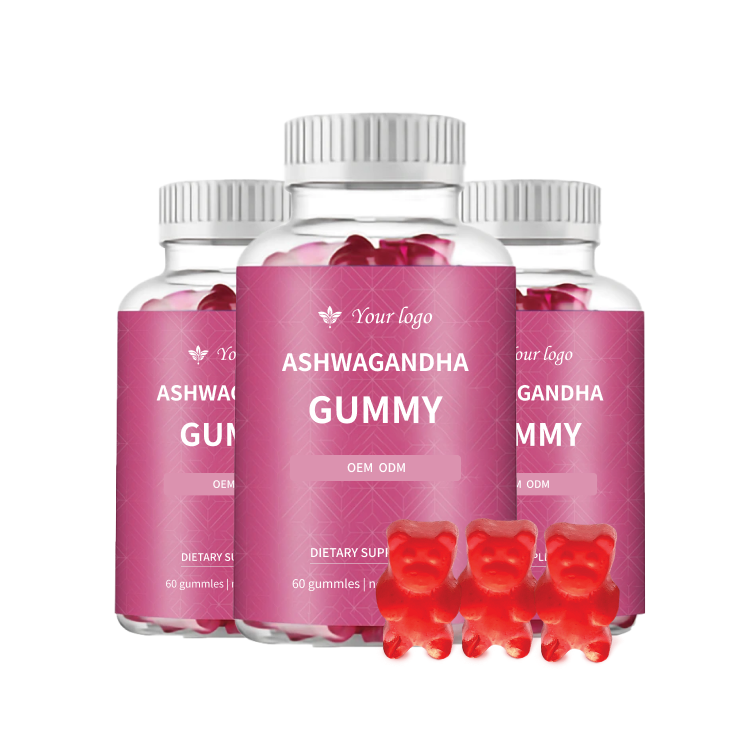 BIOF Supply OEM Hot Selling Ashwagandha Gummies Relaxing Stress Gummies Improve Sleeping