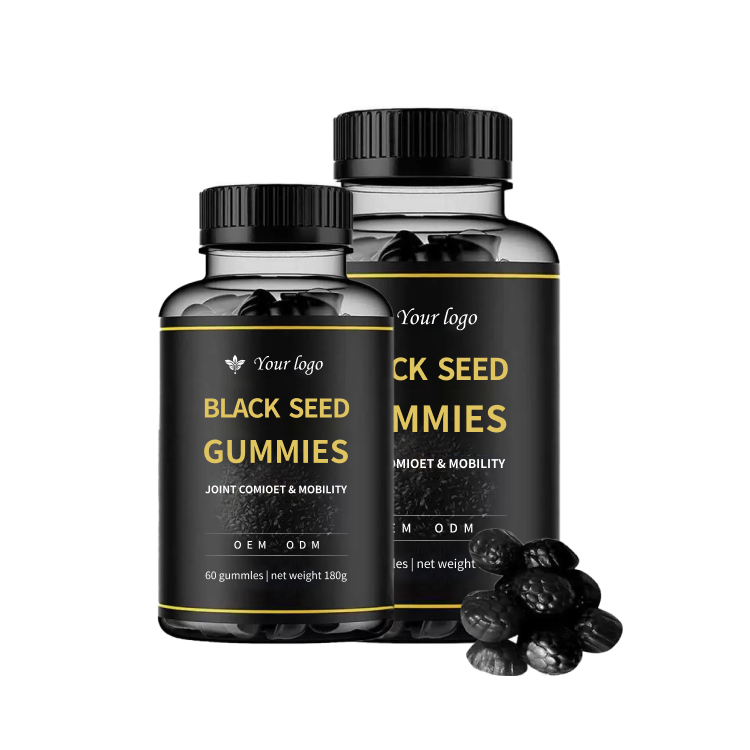 BIOF Supply OEM Hot Selling Black Seed Oil Gummy Vegan Black Cumin Seed Gummies for Immune System