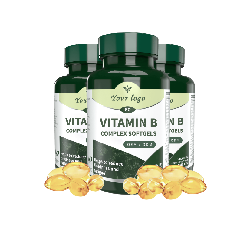 BIOF Supply OEM Hot Selling Vitamin B Complex Softgels Healthcare Supplements Customized Softgels Capsules