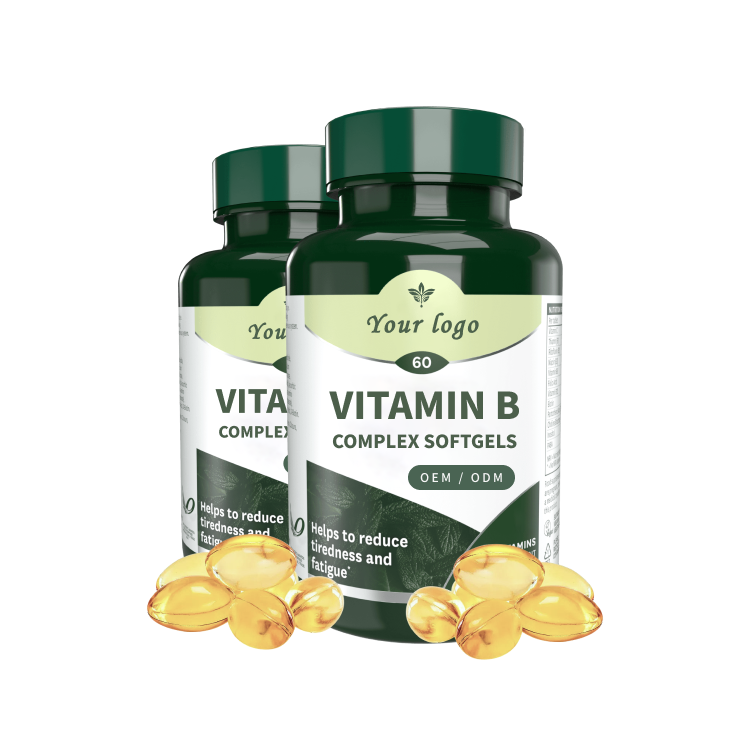 BIOF Supply OEM Hot Selling Vitamin B Complex Softgels Healthcare Supplements Customized Softgels Capsules