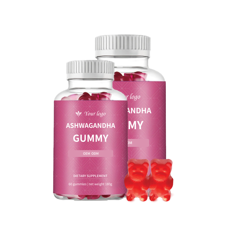 BIOF Supply OEM Hot Selling Ashwagandha Gummies Relaxing Stress Gummies Improve Sleeping