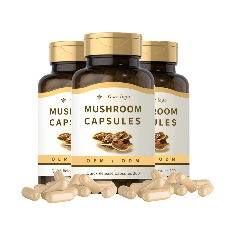 BIOF Supply OEM Hot Selling Mushroom Capsules Healthcare Supplements Customized Various Capsules