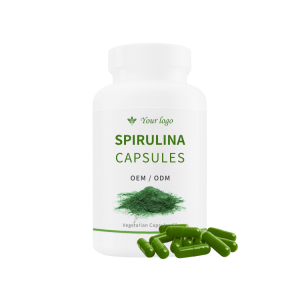 Private label Nutritional Supplements Spirulina Capsules  in  Bulk Sale