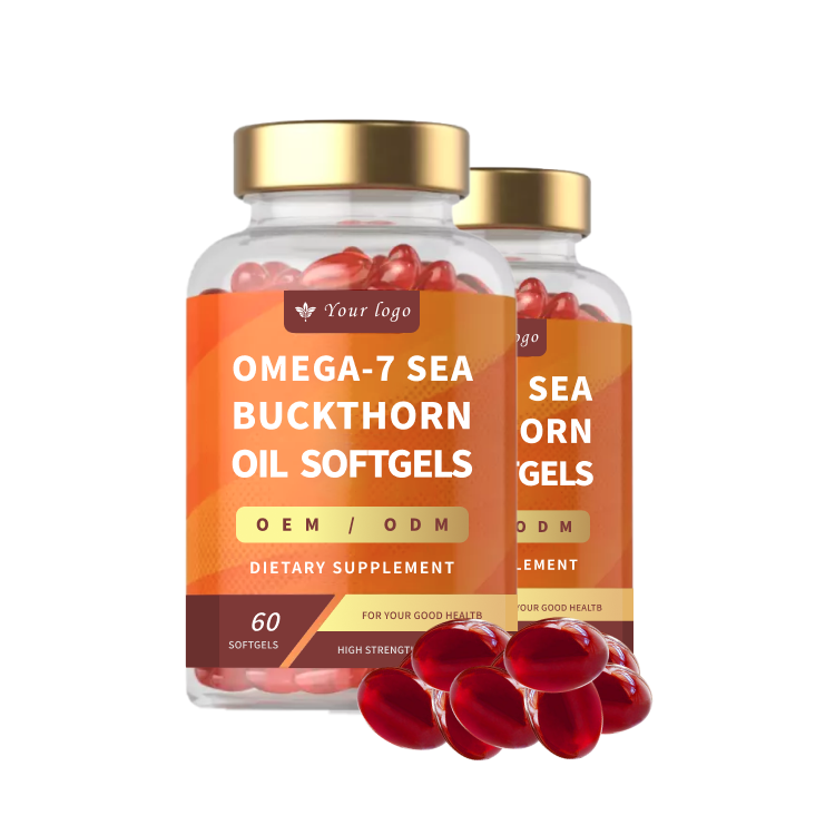 BIOF Supply OEM Hot Selling OMEGA-7 Sea Buckthorn Oil Softgels Healthcare Supplements
