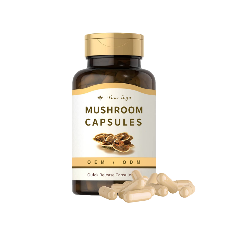 BIOF Supply OEM Hot Selling Mushroom Capsules Healthcare Supplements Customized Various Capsules