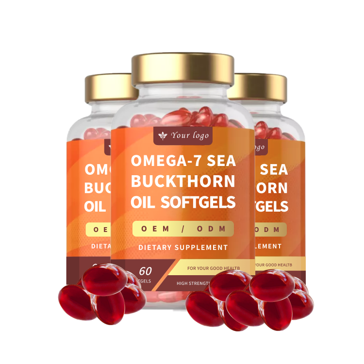 BIOF Supply OEM Hot Selling OMEGA-7 Sea Buckthorn Oil Softgels Healthcare Supplements