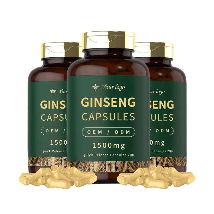 BIOF Supply OEM/ODM Hot Selling Ginseng Capsules Healthcare Supplements Customized Various Capsules