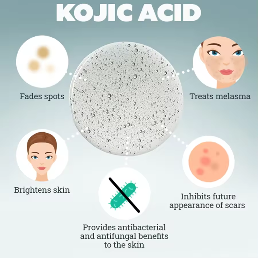 99% Kojic Acid Powder Skin Whitening Cosmetic Ingredients