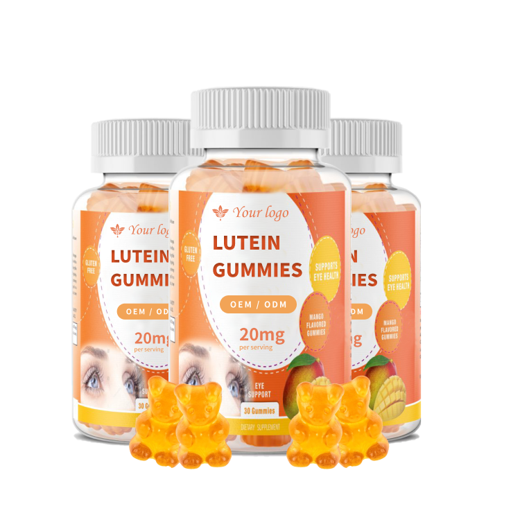 OEM/ODM Blueberry Lutein Ester Gummies Lutein Supplement for Eye Protection 60 Gummies Bottle