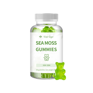 Private Label Pink a Sea Moss Gummy Bear Organic Sea Moss Gummies white label for Health