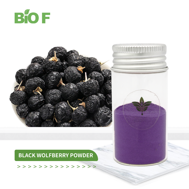 Wholesale Natural Black Wolfberry Goji Berry Fruit Powder