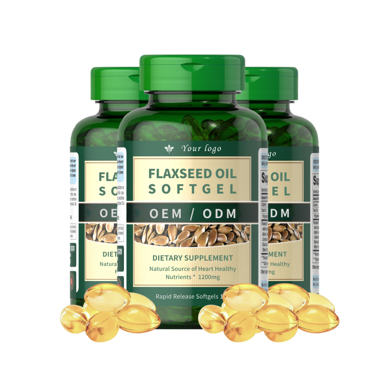 BIOF Supply OEM Hot Selling Flaxseed Oil Softgels Healthcare Supplements Customization Of Various Capsules