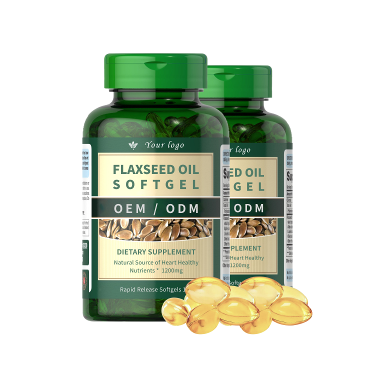 BIOF Supply OEM Hot Selling Flaxseed Oil Softgels Healthcare Supplements Customization Of Various Capsules